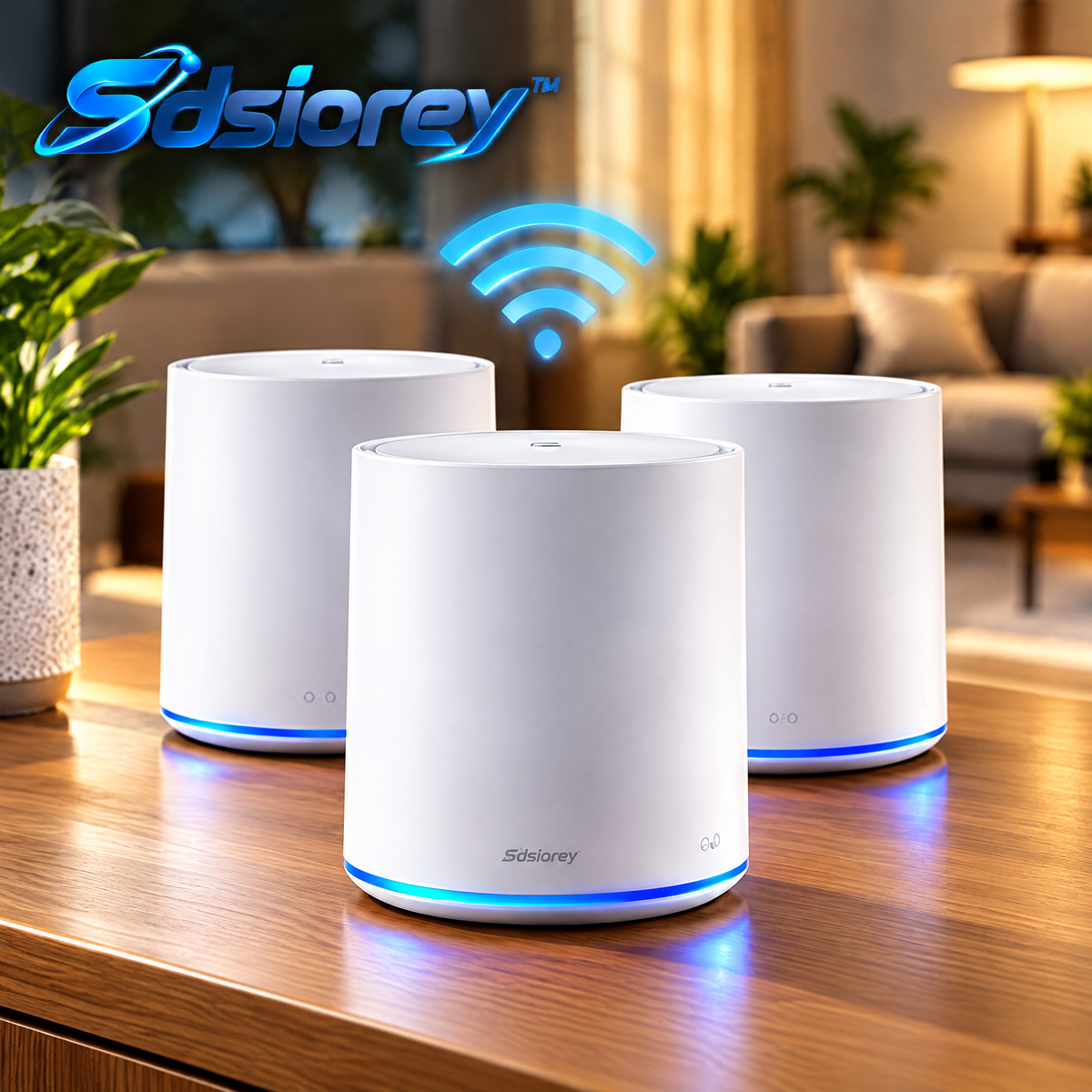 Sdsiorey™ Mesh Wi-Fi Router System – Whole-Home Wireless Network Solution
